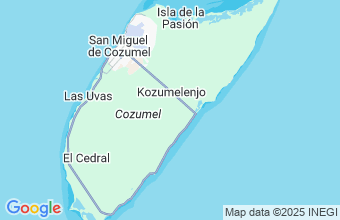 Map of Cozumel