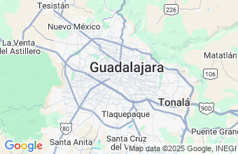 Map of Guadalajara