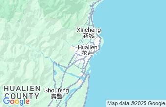 Map of Hualien