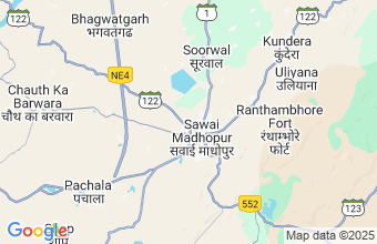 Map of Sawai Madhopur