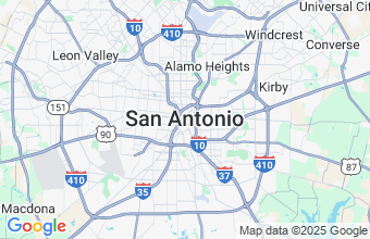 Map of San Antonio