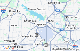 Map of Grapevine