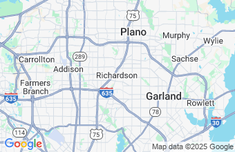 Map of Richardson