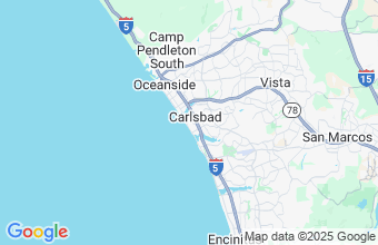 Map of Carlsbad