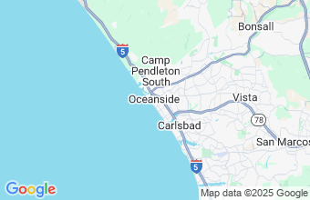 Map of Oceanside