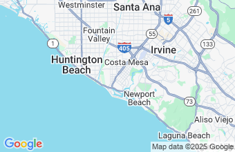 Map of Costa Mesa