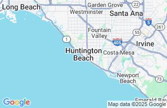 Map of Huntington Beach