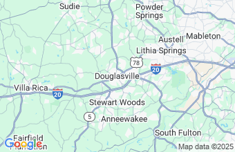 Map of Douglasville
