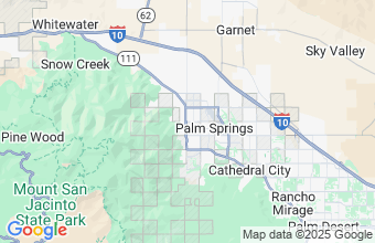 Map of Palm Springs