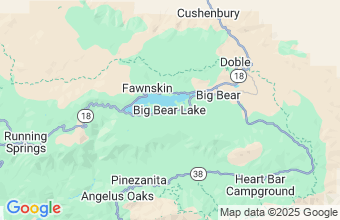 Map of Big Bear Lake