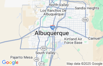 Map of Albuquerque