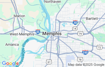 Map of Memphis