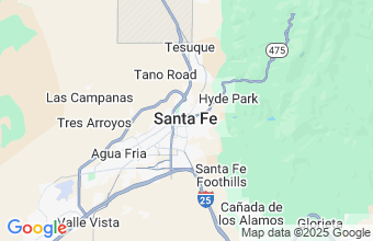 Map of Santa Fe