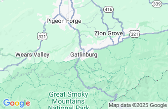 Map of Gatlinburg