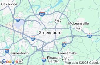Map of Greensboro