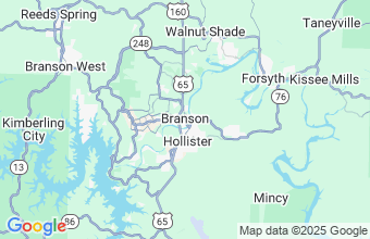 Map of Branson