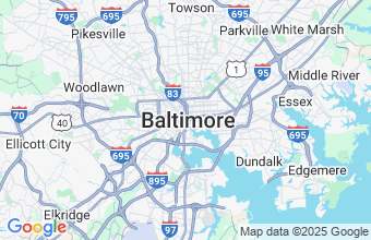Map of Baltimore