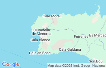 Map of Ciutadella