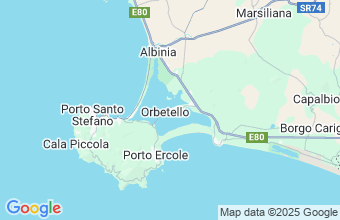 Map of Orbetello