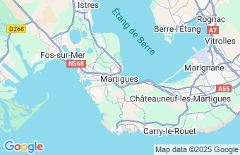 Map of Martigues