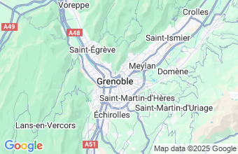 Map of Grenoble