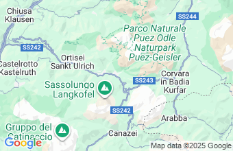 Map of Selva Di Val Gardena
