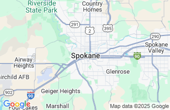 Map of Spokane