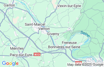 Map of Giverny