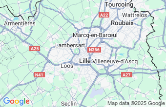Map of Lille