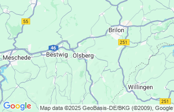 Map of Olsberg